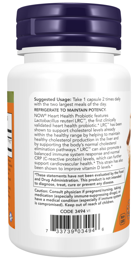 Now Foods Clinical Heart Health Probiotic Veg Capsules