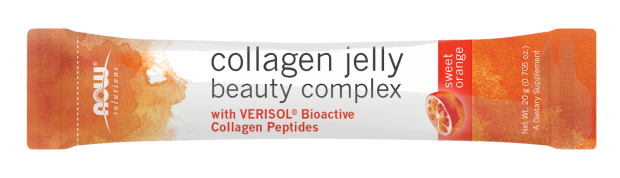 Now Foods Collagen Jelly Beauty Complex Sweet Orange Jelly Sticks