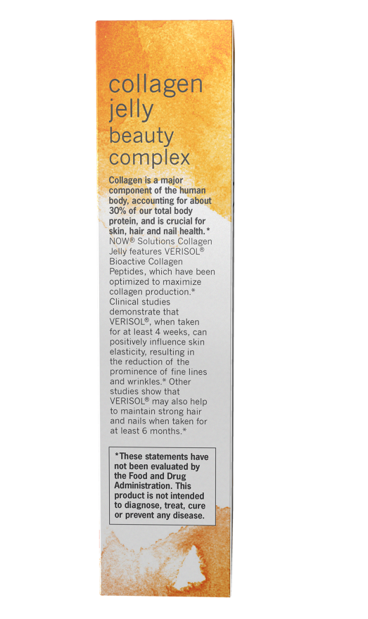 Now Foods Collagen Jelly Beauty Complex Sweet Orange Jelly Sticks
