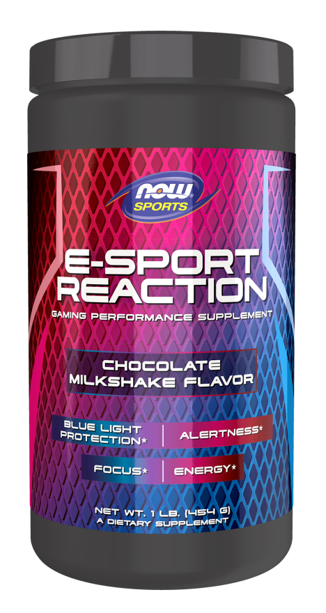 now foods E-Sport Reaction Chocolate Milkshake Flavor Powder