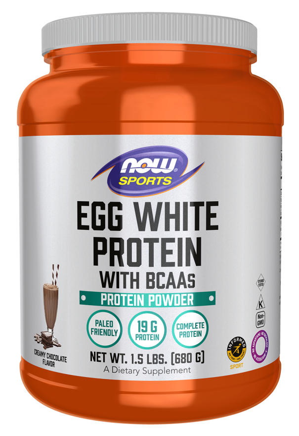 now foods Egg White Protein Creamy Chocolate Powder