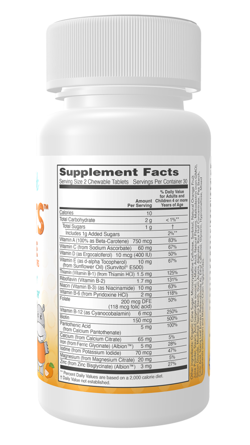 Now Foods Kid Vits™ Juicy Orange Chewable Tablets