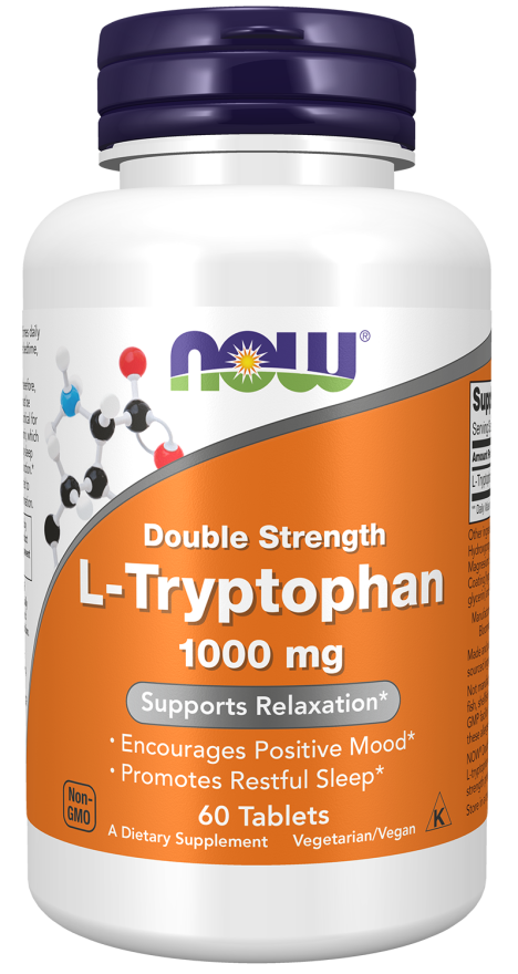 now foods L-Tryptophan Double Strength 1000 mg Tablets