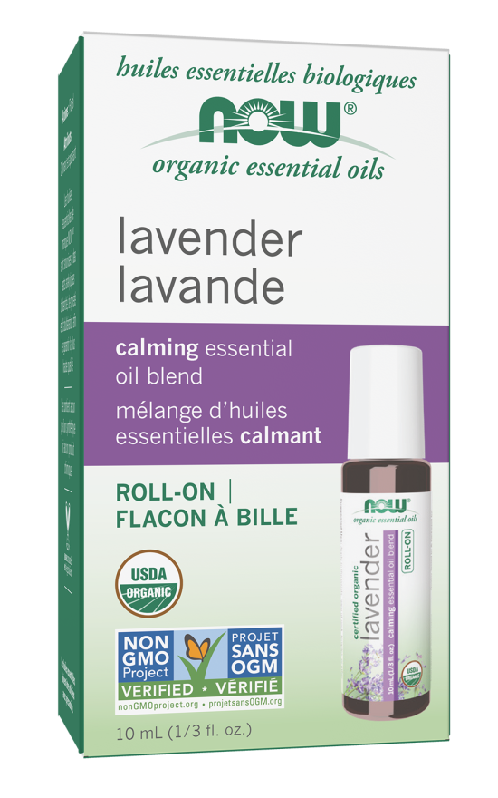 now foods Lavender Calming Essential Oil Blend Organic Roll-On