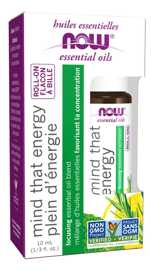now foods Mind That Energy Essential Oil Blend Roll-On