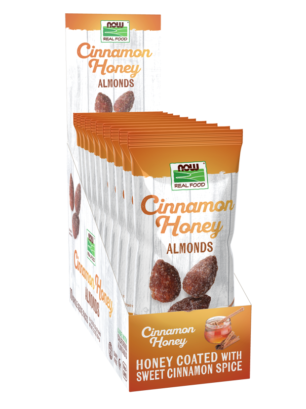 Now Foods Almonds Cinnamon Honey