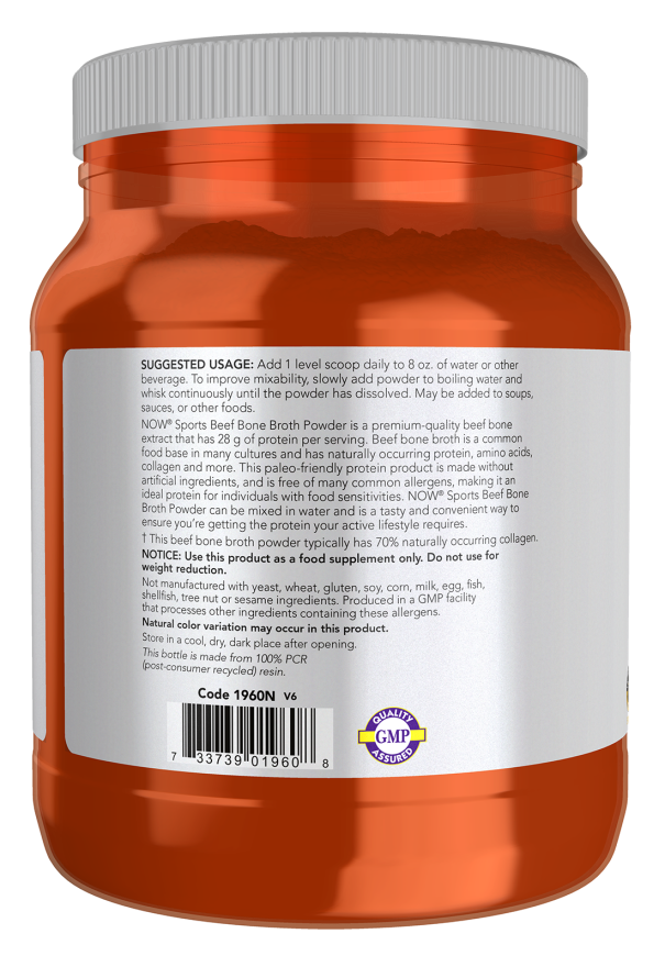 Now Foods Bone Broth Beef Powder