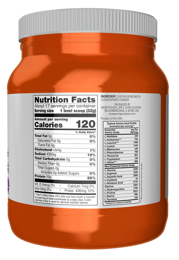 Now Foods Bone Broth Chicken Powder
