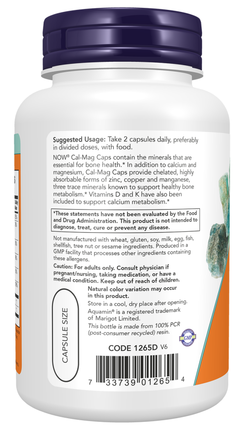 Now Foods Cal-Mag Caps Capsules