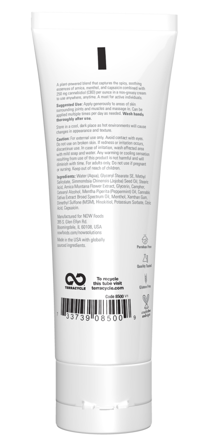 Now Foods CBD Joint & Muscle Cream