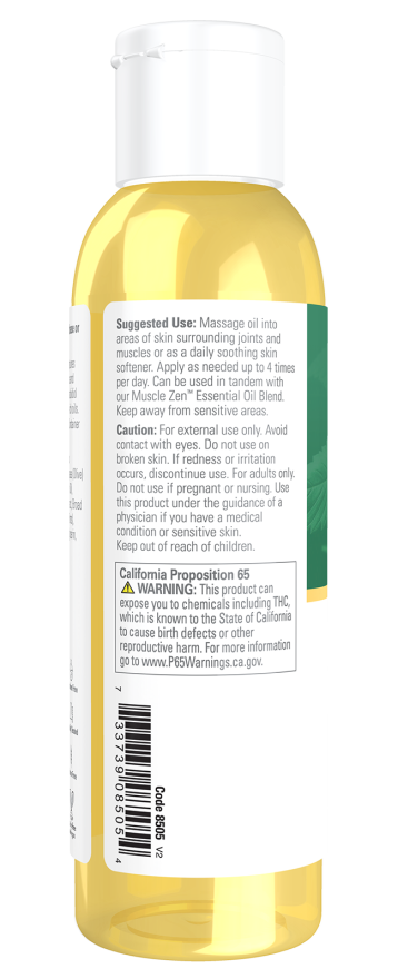 Now Foods CBD Massage Oil