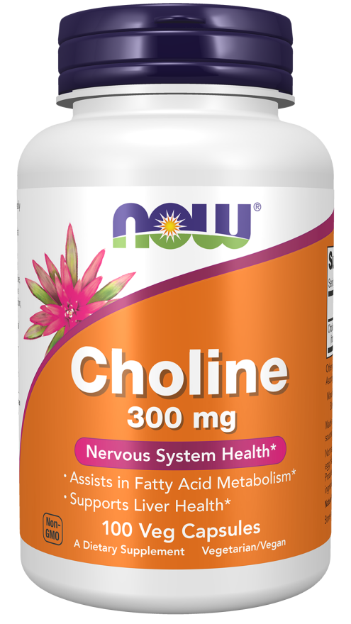 now foods Choline 300 mg Veg Capsules