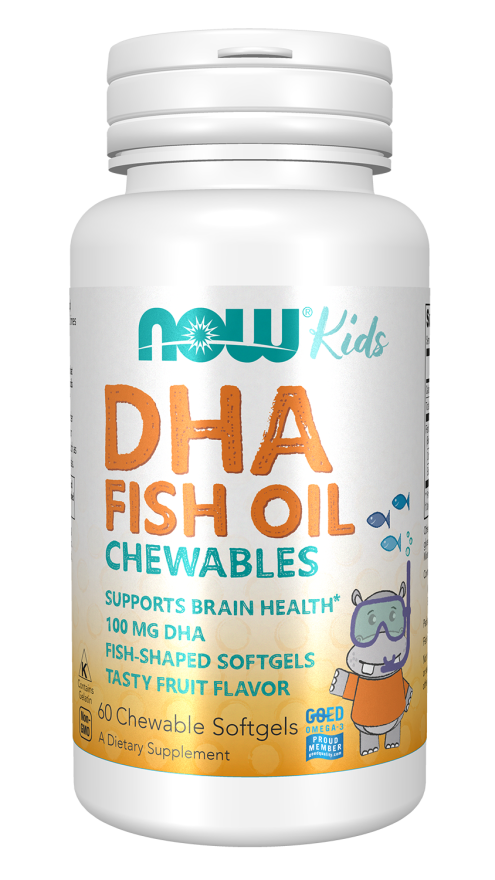 now foods DHA Kids Fish Oil Chewable Softgels