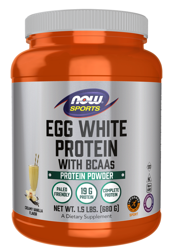 now foods Egg White Protein Creamy Vanilla Powder