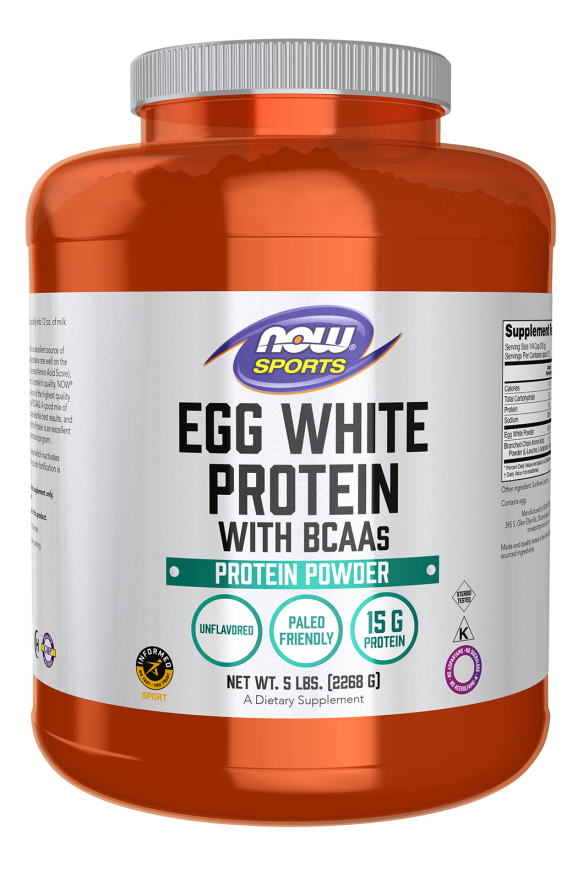 Now Foods Egg White Protein Unflavored Powder