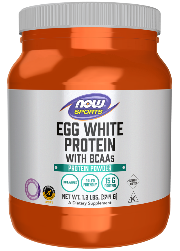now foods Egg White Protein Unflavored Powder