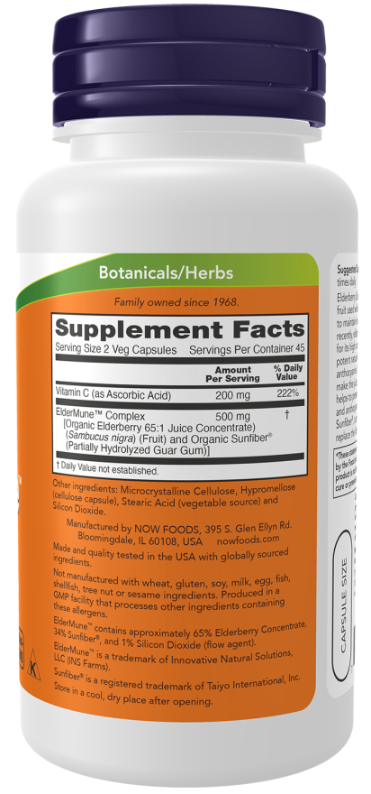 Now Foods ElderMune™ Veg Capsules