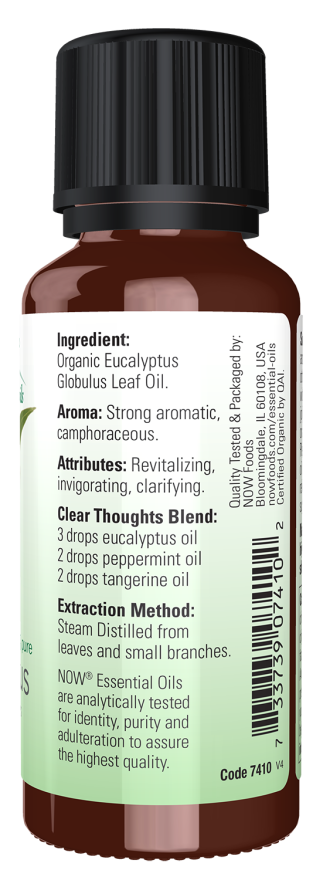Now Foods Eucalyptus Globulus Oil Organic