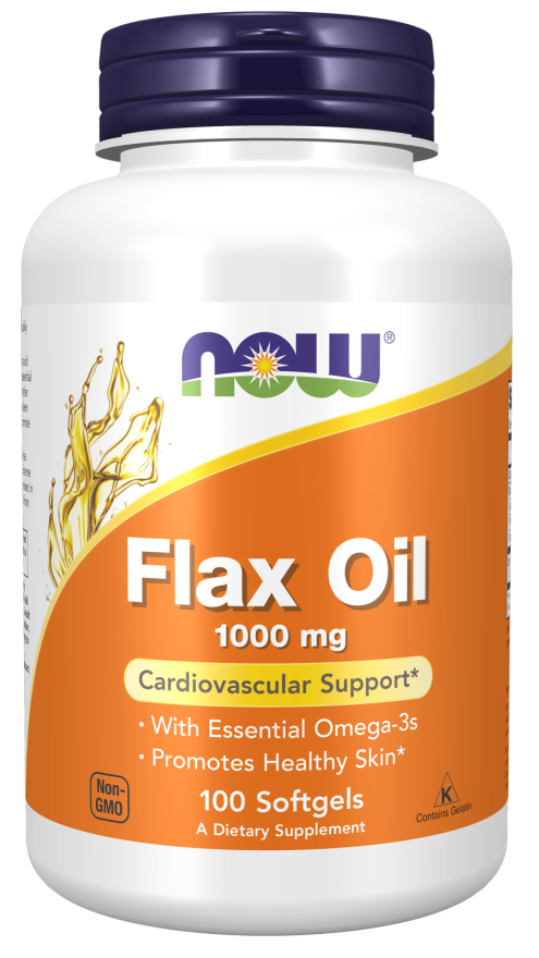 now foods Flax Oil 1000 mg Softgels