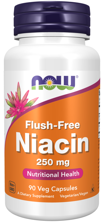 now foods Flush-Free Niacin 250 mg Veg Capsules