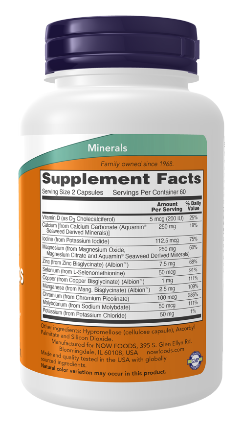 Now Foods Full Spectrum Mineral Caps Capsules