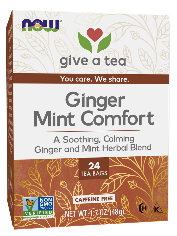 now foods Ginger Mint Comfort Tea