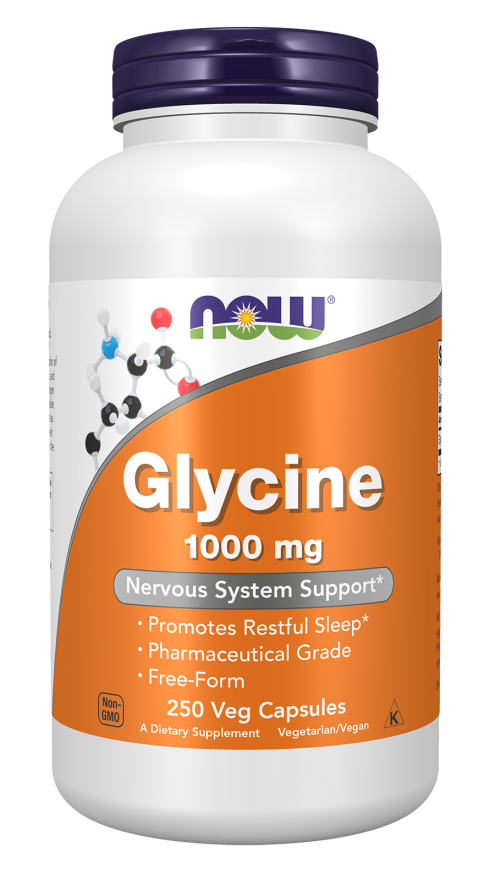 Now Foods Glycine 1000 Mg Veg Capsules