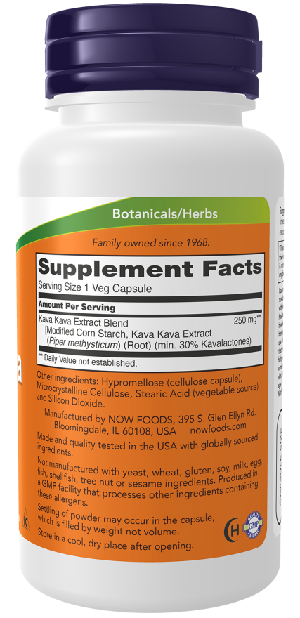 Now Foods Kava Kava Extract Veg Capsules