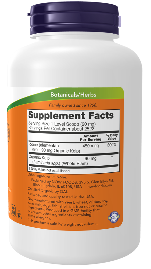 Now Foods Kelp Powder Organic