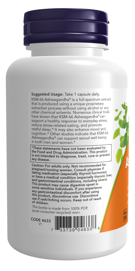 Now Foods KSM-66 Ashwagandha® Veg Capsules