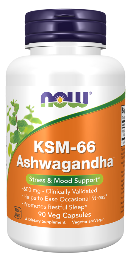 now foods KSM-66 Ashwagandha® Veg Capsules