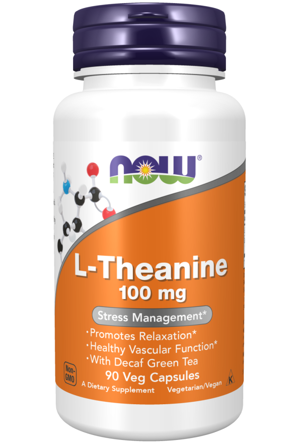 now foods L-Theanine 100 mg Veg Capsules