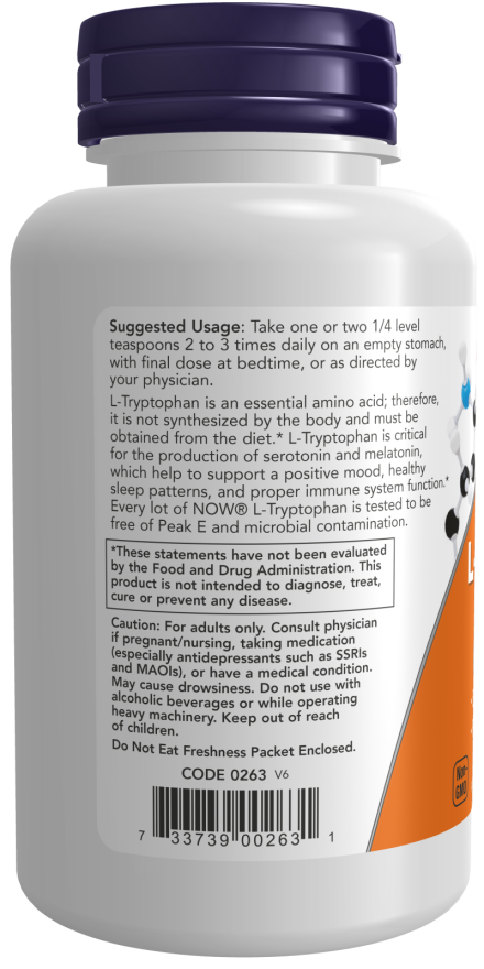 Now Foods L-Tryptophan Powder