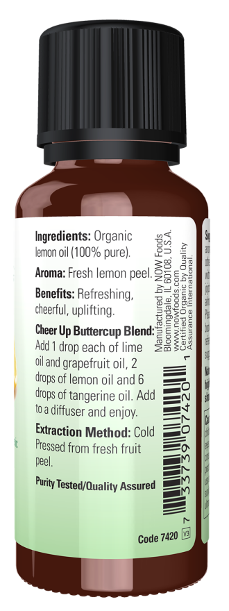 Now Foods Lemon Oil Organic