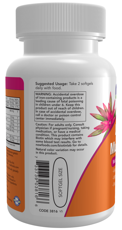 Now Foods Liquid Multi Gels Softgels