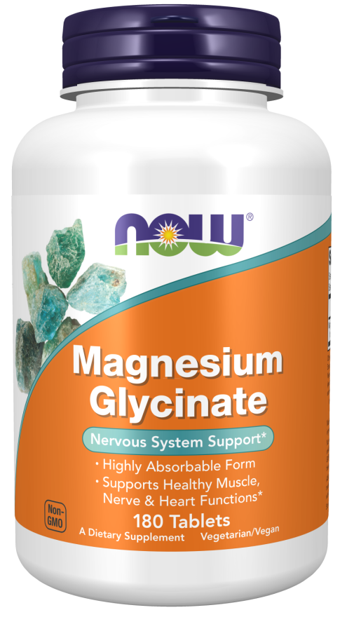 Now Foods Magnesium Glycinate Tablets