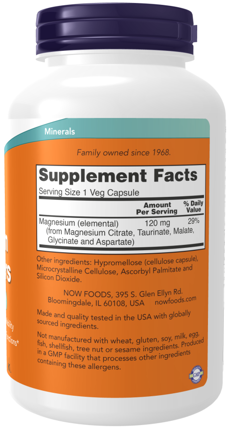 Now Foods Magnesium Transporters Veg Capsules