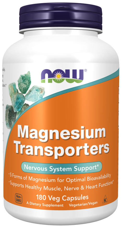 now foods Magnesium Transporters Veg Capsules