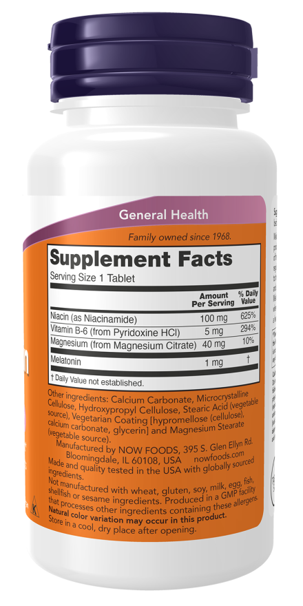 Now Foods Melatonin 1 Mg Tablets