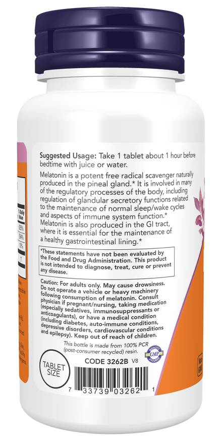 Now Foods Melatonin 1 Mg Tablets