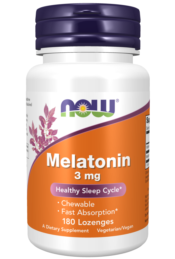Now Foods Melatonin 3 Mg Lozenges