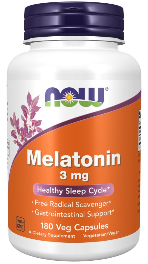 Now Foods Melatonin 3 Mg Veg Capsules