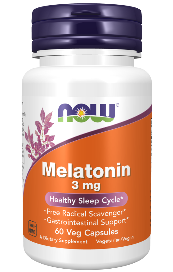 now foods Melatonin 3 mg Veg Capsules