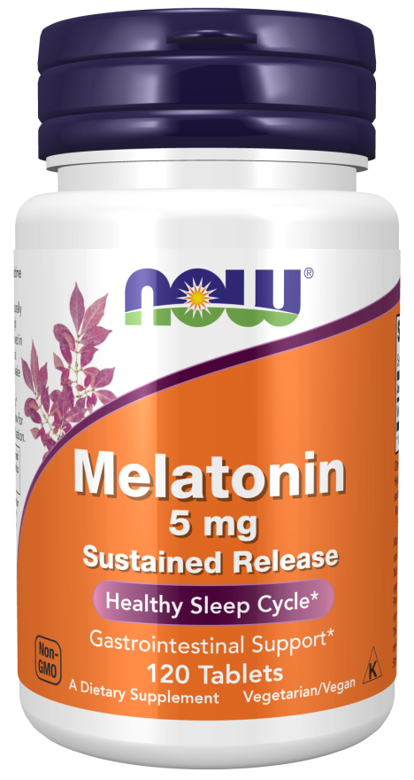 now foods Melatonin 5 mg Sustained Release Tablets