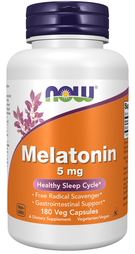 Now Foods Melatonin 5 Mg Veg Capsules