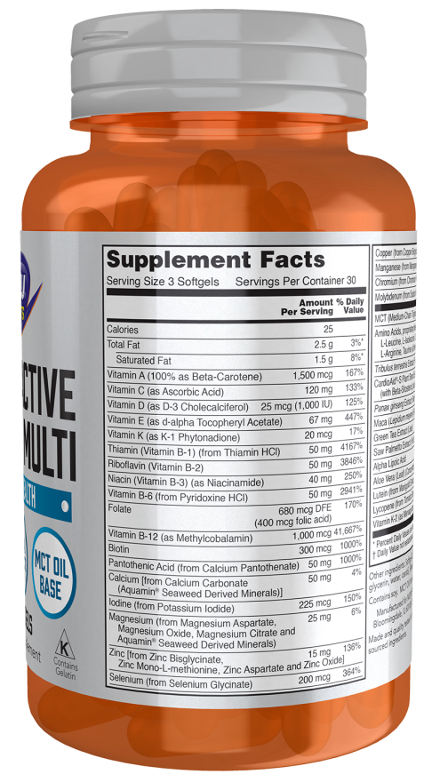 Now Foods Men's Active Sports Multi Softgels