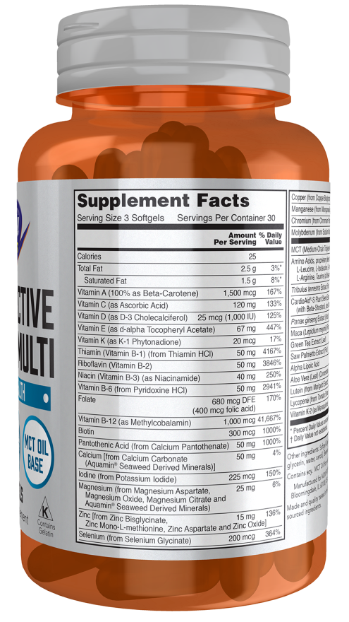 Now Foods Men's Active Sports Multi Softgels