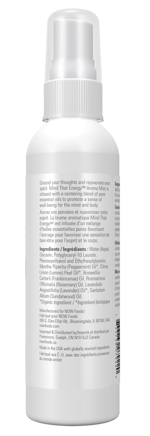 Now Foods Mind That Energy™ Aroma Mist