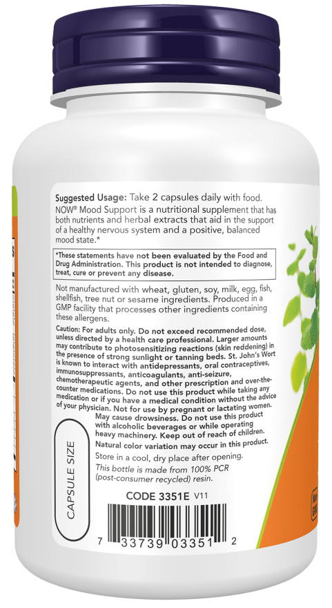 Now Foods Mood Support Veg Capsules