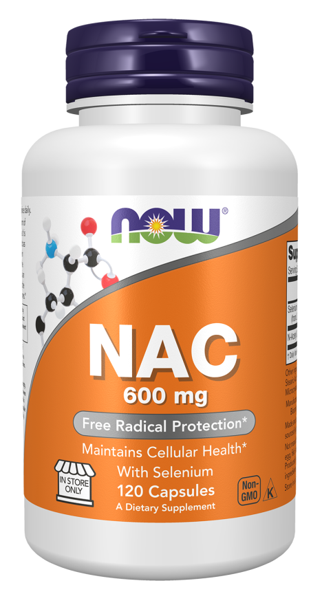Now Foods NAC 600 Mg Capsules